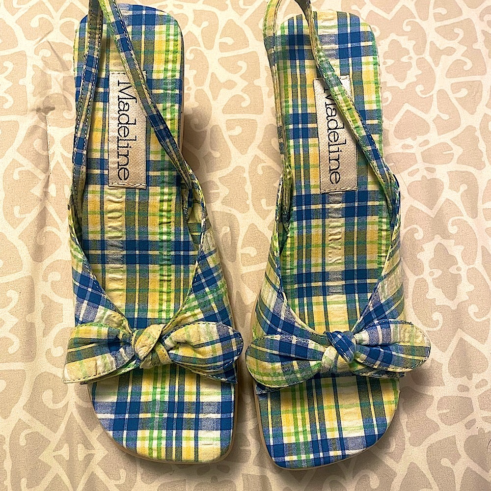 Madeline Heels/Sandals. Good Shape - Picture 2 of 5